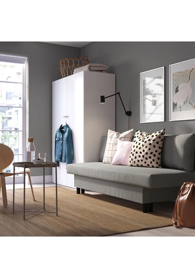 Ikea Gri Rahat Kanepe - 3'lü Yataklı Kanepe