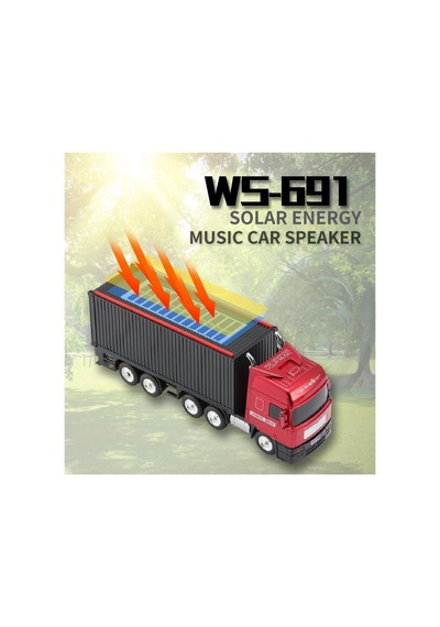 Dorse Tır Tasarımlı Bluetooth Speaker Sd Kart Usb Fm Radyolu Şarjlı Taşınabilir Kablosuz Hoparlör