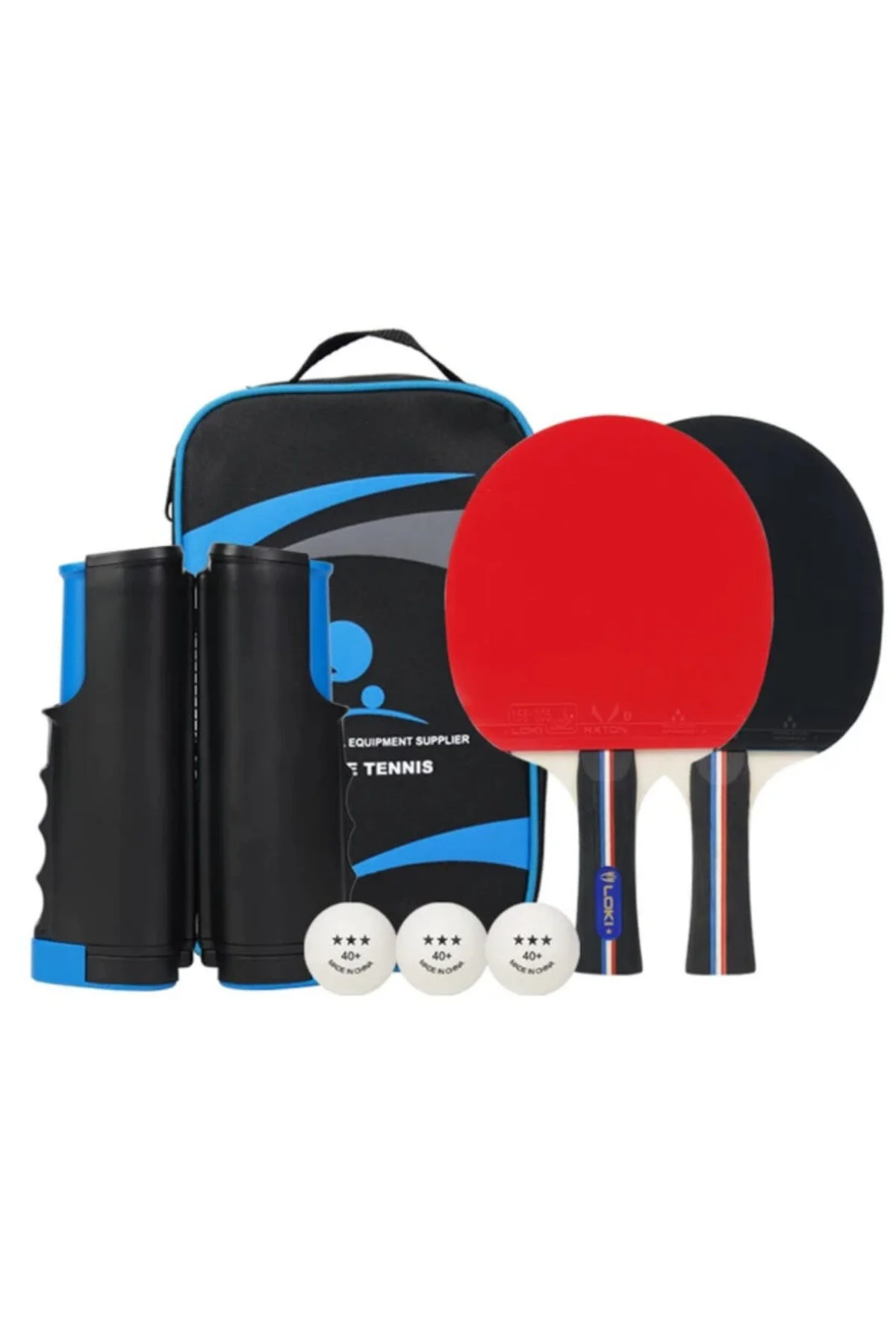 Masa Tenisi 2 Raket+3 Top+1 File+1 Çanta Süper Kaliteli Set İttf Onaylı