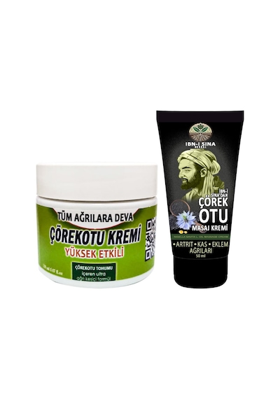Çörekotu Çörek Otu Kremi Orta Boy 100 Ml Krem + İbn-i Sina Çörek Otu Kremi 50 Ml