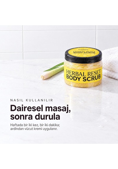 Herbal Reset Body Scrub, Botanik Tuz Vücut Peelingi, 250 Ml