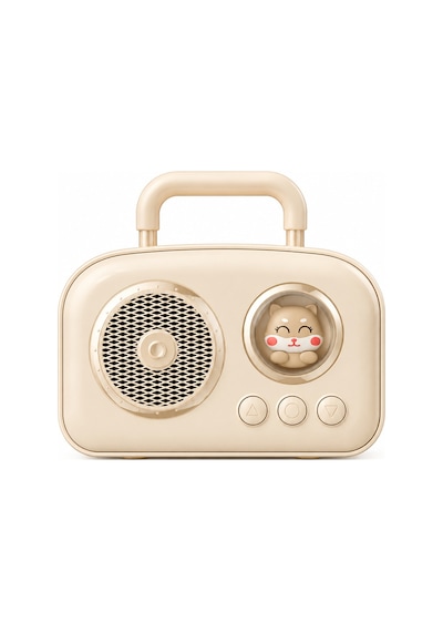 Taşınabilir Özel Tasarım Güçlü Ses 5w Kedi Figürlü Bluetooth, Aux, Tf Kart Destekli Hoparlör