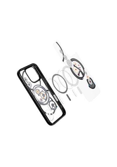 Spigen İphone 16 Pro İle Uyumlu Kılıf Ultra Hybrid T Kamera Buton Korumalı Magfit Magsafe Özellikli C11 Chronos