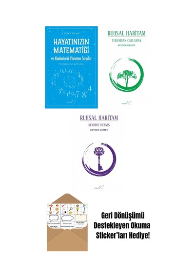 Hayatınızın Matematiği Ve Kaderinizi Yöneten Sayılar + Ruhsal Haritam Tohumdan Çatlamak + Ruhsal Haritam Kendine Uyanış