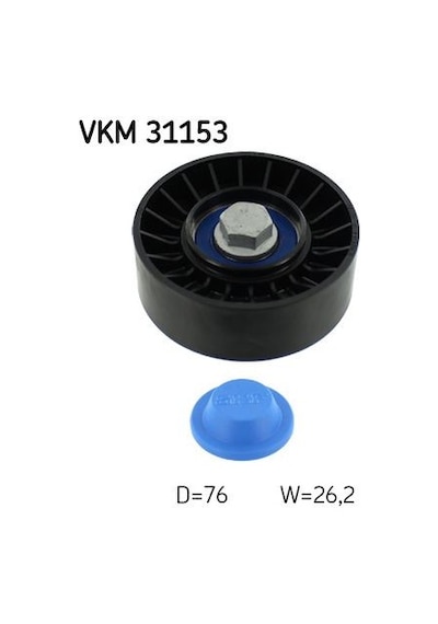 SKF VKM31153 Alternatör Gergi Rulmanı Caddy III Golf VI Plus Jetta IV Polo Touran A1 A3 Fabia Yeti 1.2 Tsı 10-