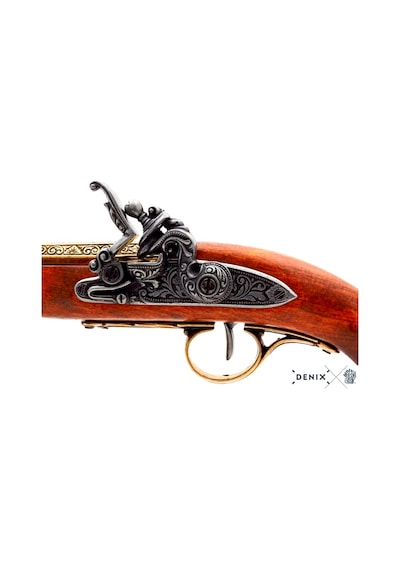 Denix Dekoratif Flintlock Pistol Left-handed , 18. Yüzyıl