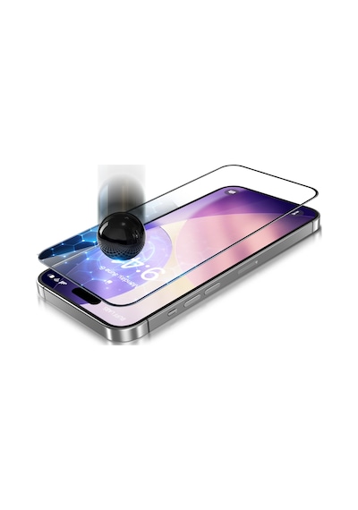 Buff Apple Uyumlu   iPhone 17 Air 5d Glass Easyfit 2 Adet Ekran Koruyucu