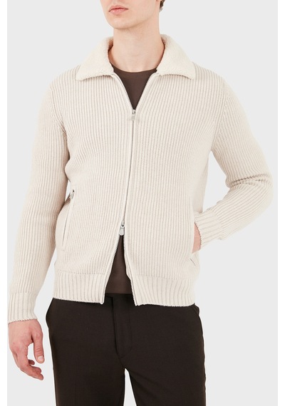 Gran Sasso Regular Fit Klasik Yaka Ceket Erkek Ceket 13189 25033 054 Ekru