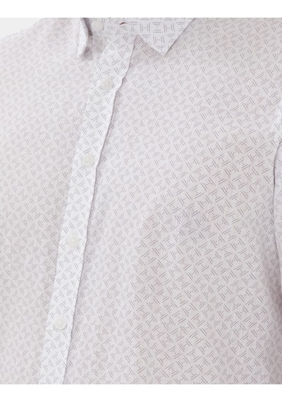 Pierre Cardin Erkek Gri Gömlek Desenli 50301557-vr024 Gri