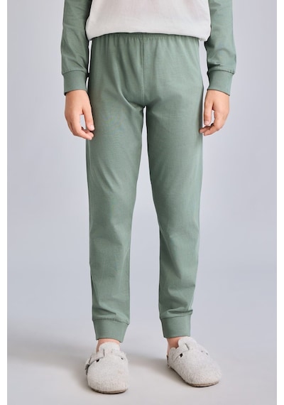 Defacto %100 Pamuk Bisiklet Yaka Reglan Uzun Kollu Üst Lastik Paça Alt 2li Pijama Takımı Erkek Çocuk I1443a826aukh458 Haki-kh458 Defacto %100 Pamuk Bisiklet Yaka Reglan Uzun Kollu Üst Lastik Paça Alt 2li Pijama Takımı Erkek Çocuk I1443a826aukh458 Haki-kh458
