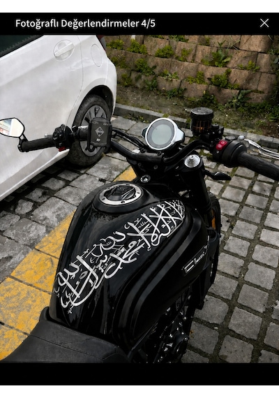 Kelime-i Tevhid Stickers 40 10 Araç Oto Motorsiklet Uyumlu