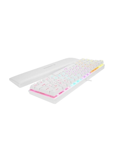 Ally K11 Beyaz Rainbow Q Bilek Destekli Red Switch Gaming Oyuncu Klavye