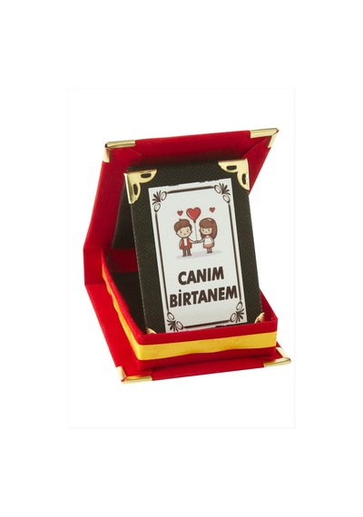 Canım - 658 - Birtanem - Nazblsmm - Plaketi Kırmızı