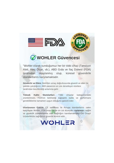 Wohler Değiştirilebilir Başlıklı Pilli Kız Çocuk Diş Fırçası 3+ , Fda Onaylı Pilli
