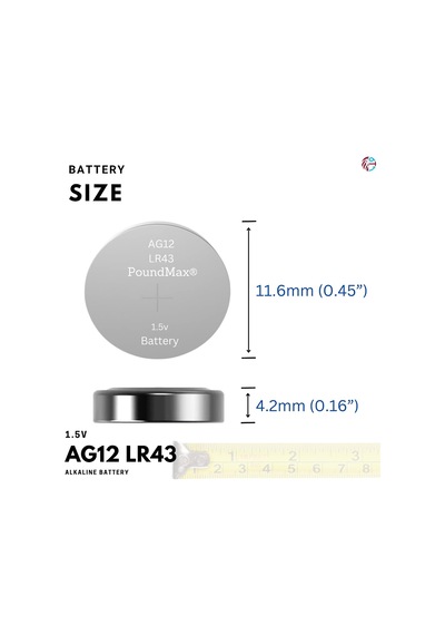 Lexroo 10 X Ag12,lr43,lr1142,386,1,5v Alkalin Düğme Pil
