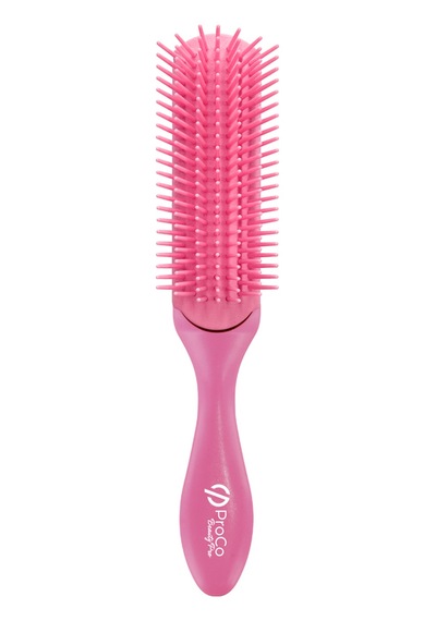 Icon Brush Zero Frizz Saç Fırçası - Bukle Belirginleştirici Ve Şekillendirici Pembe