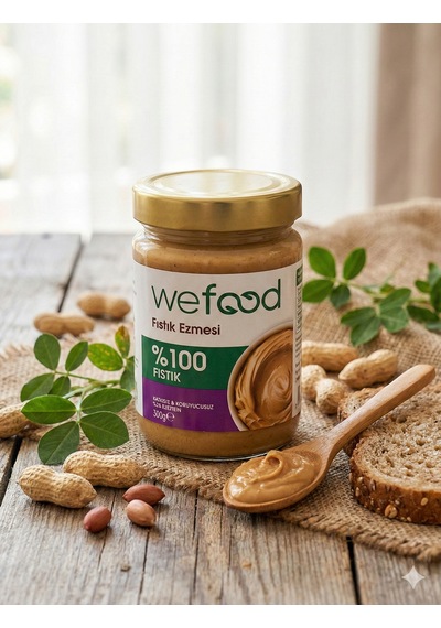Wefood %100 Fıstık Ezmesi 300g