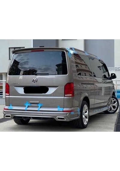 Volkswagen Transporter T7 Siyah Spoiler