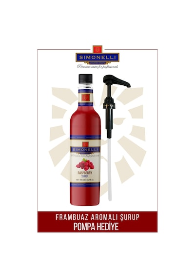 Simonelli Kahve Şurubu Frambuaz Aromalı 700 ML