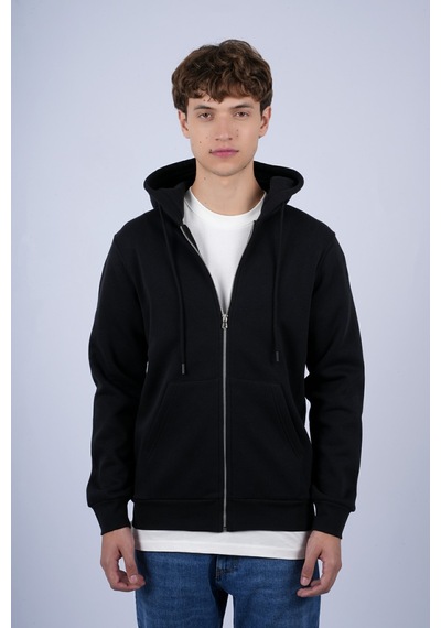 Sportuel Erkek Siyah 6508 Js Kapşonlu Fermuarli Hirka 3 İplik Basic Sweatshirt Jshrkk25e000003-siyah Sportuel Erkek Siyah 6508 Js Kapşonlu Fermuarli Hirka 3 İplik Basic Sweatshirt Jshrkk25e000003-siyah
