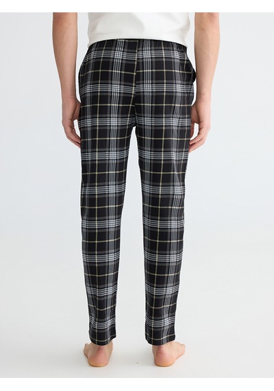 Lc Waikiki Lc Waıkıkı Siyah Standart Kalıp Ekose Erkek Pijama Altı
