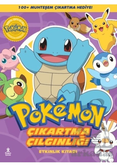 Pokemon - Squirtle Çıkartma Çılgınlığı Etkinlik Kitabı