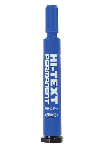 Hi-text Markör Kalem Yuvarlak Uç Mavi 830pbm Çok Renkli