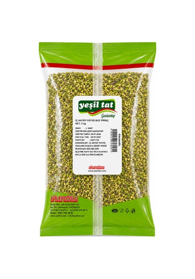 Yeşil Tat Antep Fıstık Kırık Yeşil 2 Kg