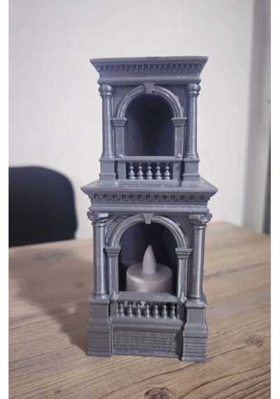 3d Dekoratif Osmanlı Dönemi Saray Kulesi Temalı Led Mumluk Ve Biblo Led Mum Hediyedir