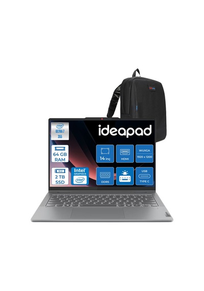 Lenovo IdeaPad Slim 5 14IPH11 883S50044TRF24 Ultra 7 355 64 GB 2 TB SSD 14" Free Dos Dizüstü Bilgisayar