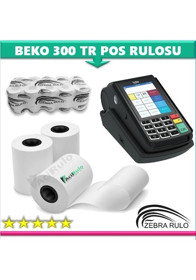 300 Adet Beko 300Tr Pos Rulosu