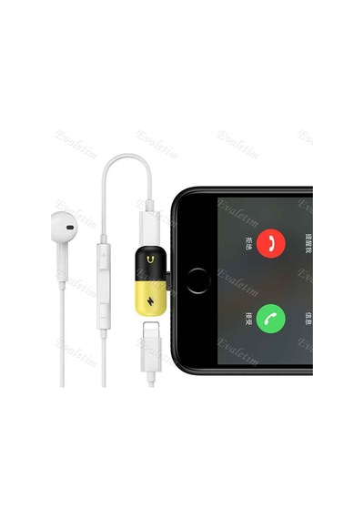 Apple Uyumlu iPhone 7 8 X Xr Xs 11 Max Plus 4343P Kulaklık Şarj Çoklayıcı Adap