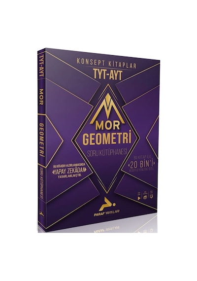 2027 Paraf Akademi Tyt-ayt Mor Geometri Soru Bankası