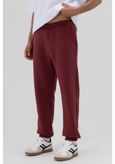 Vamos Basic Paça Lastikli Eşofman Alt Bordo