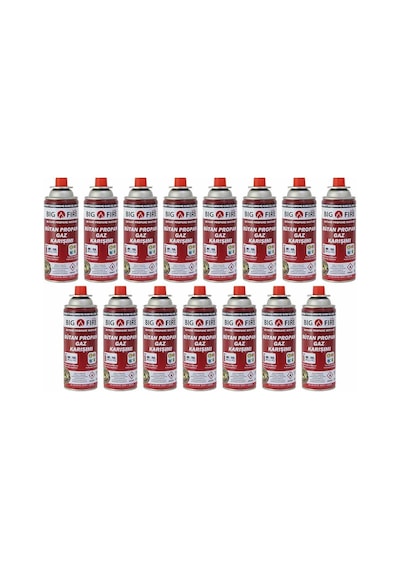 Big Fire Power 227gr Valfli Gaz Kartuşu Kırmızı