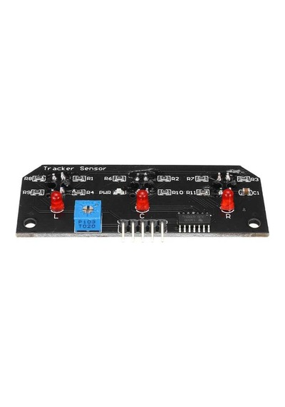 Dc 5v 3 Kanal Tcrt5000 Kızılötesi Çizgi İzleyen Sensör Kartı Çizgi Takip Sensör Modülü Mesafe Ayarlı Potlu 3'lü Çizgi İzleme Kartı 5 Pin