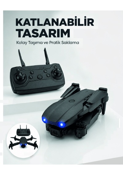 Katlanabilir Drone 4k Hd Kamera Uzaktan Kumanda