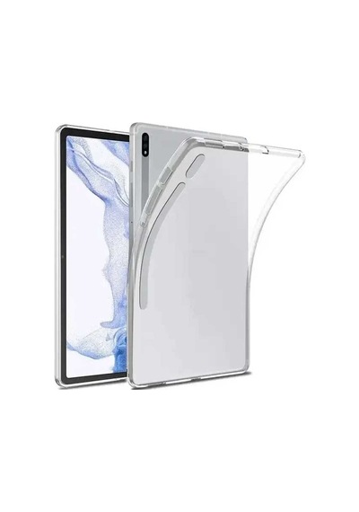 Samsung Galaxy Tab S7 Fe T737 T735 T730 Uyumlu Şeffaf Silikon Tablet Kılıfı Kılıf