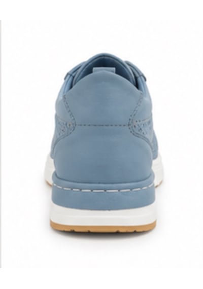 N Napa Shoe Np.a7304 Mavi Deri Ayakkabı