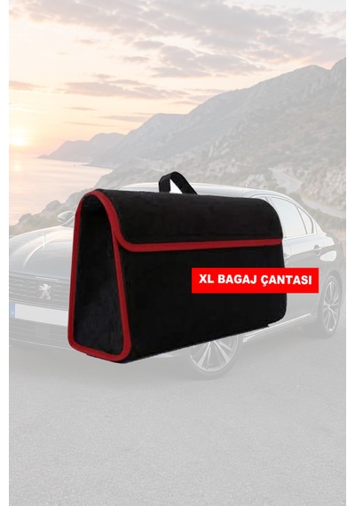 Kia Ev3 Uyumlu Siyah Renk Bagaj Çantası Koltuk Yastığı Lüks Model