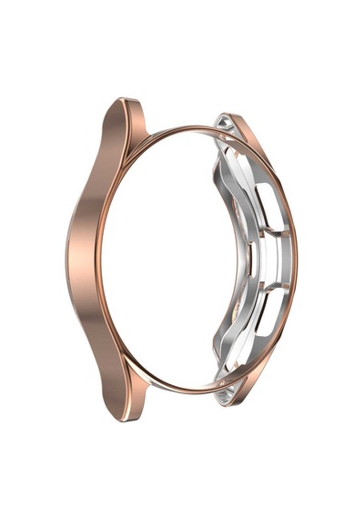 Galaxy Uyumlu Watch 4 Classic 46mm Mkst Watch Gard 02 Koruyucu Silikon - Rose Gold