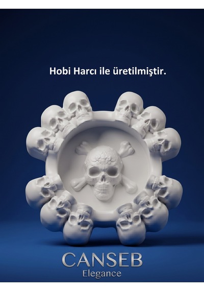 Kuru Kafa Küllük Dekoratif 11cm - Gotik Tarzı - Rock Tarzı - Skull 77083058