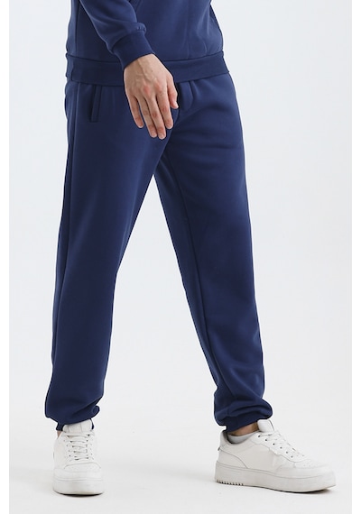Monox Erkek Jogger 3 İplik Alt Eşofman Açık Lacivert