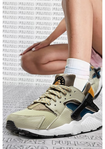 Nike Air Huarache Run Womens Sneaker Kadın Günlük Spor Ayakkabı Ekru