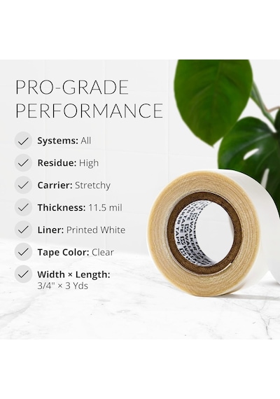 Walker Tape - Ultra Hold Roll Tape - Protez Saç Bandı Rulo 2cm X 2.74m Standart