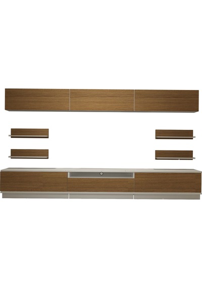 Decoraktiv Trendstyle 8ys Slm Tv Ünitesi Tv Sehpası Beyaz - Ceviz