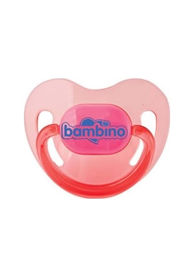 Bambino Silikon Damak Uçlu Emzik 6 - 18 Ay Pembe
