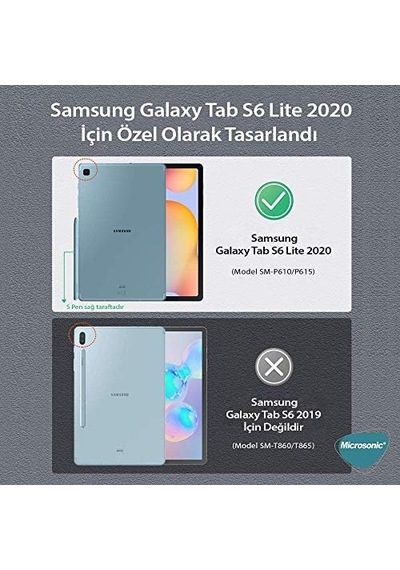 Microsonic Samsung Uyumlu Galaxy Tab S6 Lite 10.4" P610 Nano Glass Screen Protector Samsung Uyumlu Galaxy Tab S6 Lite P610 İle U