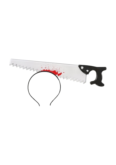 Kafaya Saplanmış Halloween Kanlı Testere Şaka Tacı Diğer