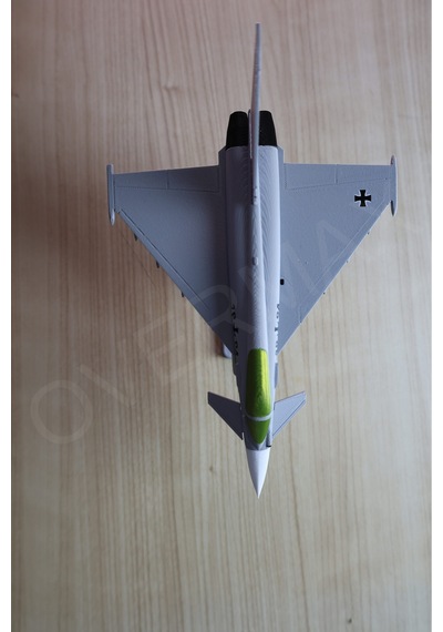 Eurofighter Yapboz Uçak Modeli Ve Standı Bir Arada - Evde Kurulum İçin Özel Tasarım - 857439521